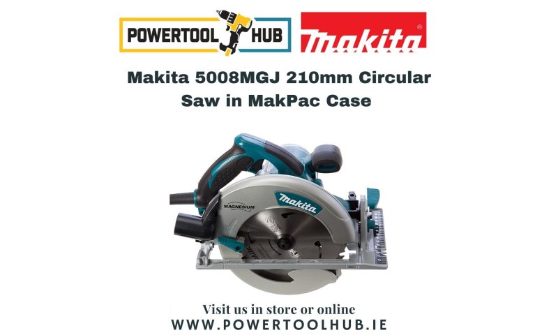Makita 5008MGJ 210mm Circular Saw in MakPac Case 110v