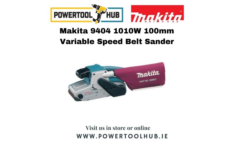 Makita 9404 110V 1010W 100mm Variable Speed Belt Sander