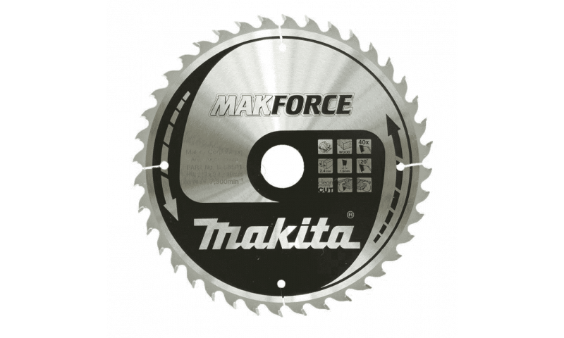 Makita MAKFORCE TCT Circular Saw Blade 210 x 30mm x 40T B-08501
