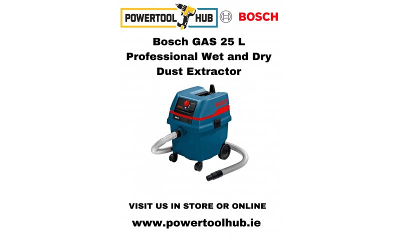 Bosch GAS 25 L 110v Professional Wet and Dry Dust Extractor