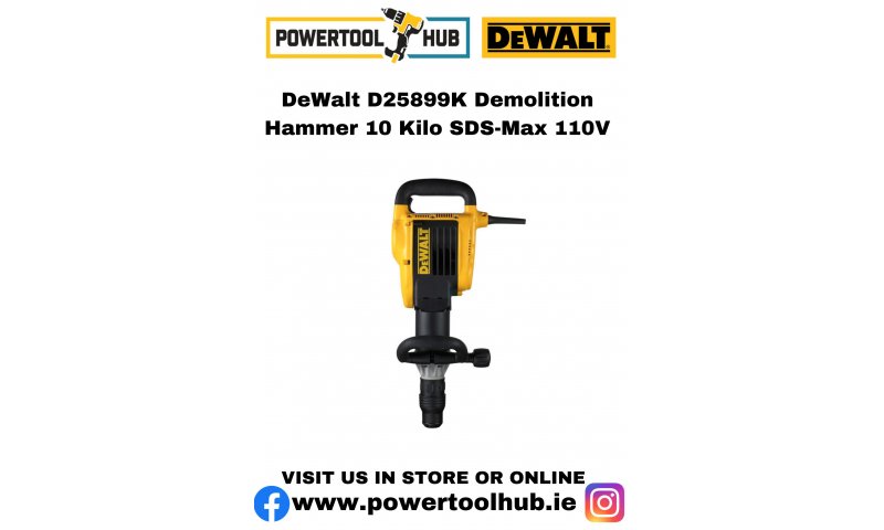 DeWalt D25899K Demolition Hammer 10 Kilo SDS-Max 110V