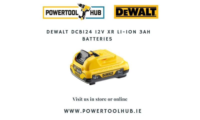 DEWALT DCB124 12 Volt Lithium-Ion Battery Pack, 1 x 3.0Ah Battery