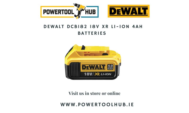 DeWalt DCB182 18V XR Li-Ion 4.0Ah Battery