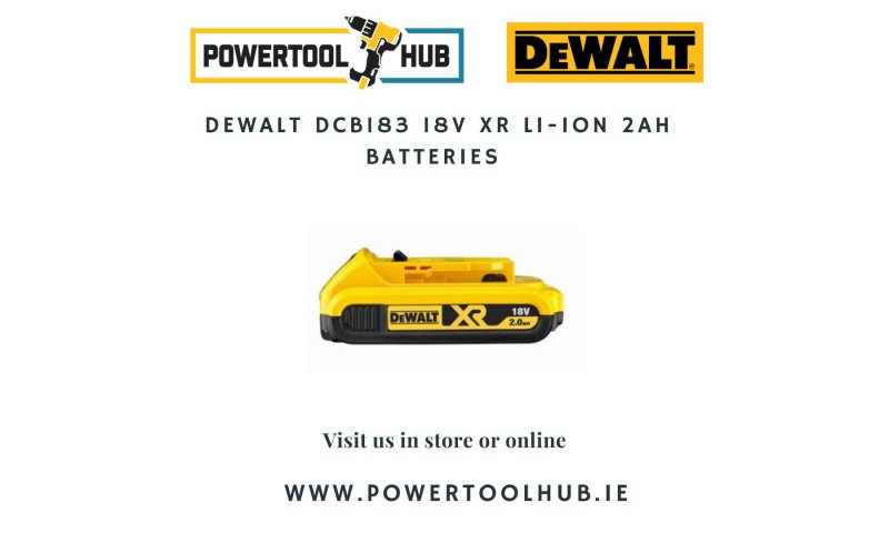 DeWalt DCB183 18V XR Li-Ion 2.0Ah Battery