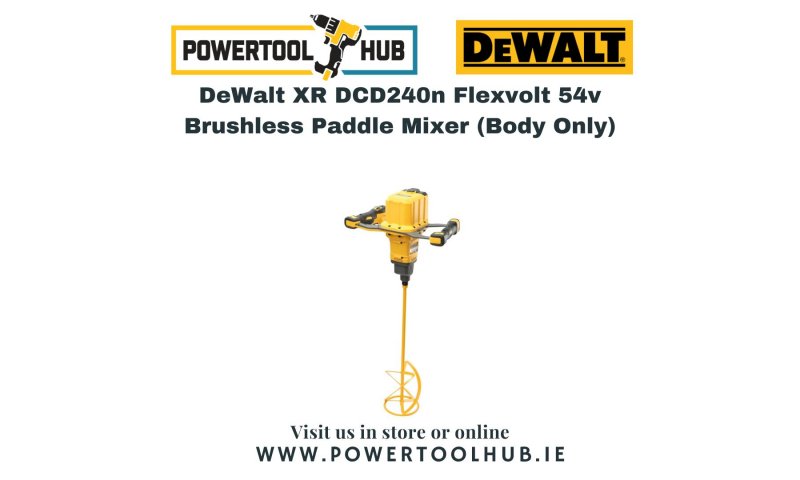 DeWalt XR DCD240n Flexvolt 54v Brushless Paddle Mixer (Body Only)
