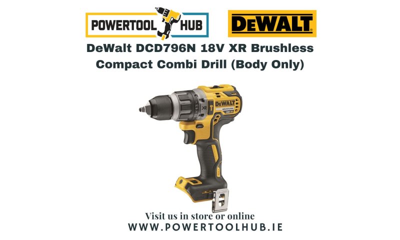 DeWalt DCD796N 18V XR Brushless Compact Combi Drill (Body Only)