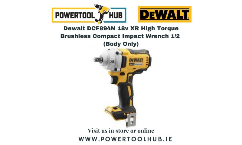 Dewalt DCF894N 18v XR High Torque Brushless Compact Impact Wrench 1/2 (Body Only)