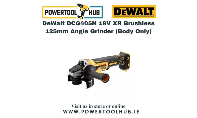DeWalt DCG405N 18V XR Brushless 125mm Angle Grinder (Body Only)