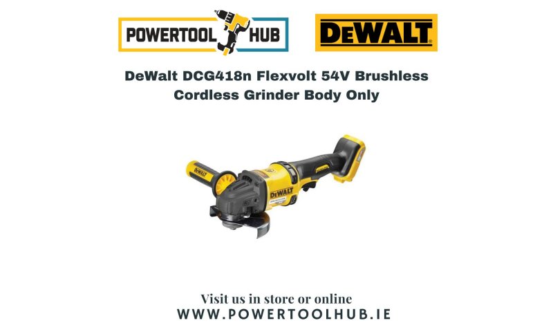 DeWalt DCG418n Flexvolt 54V Brushless Cordless Grinder Body Only