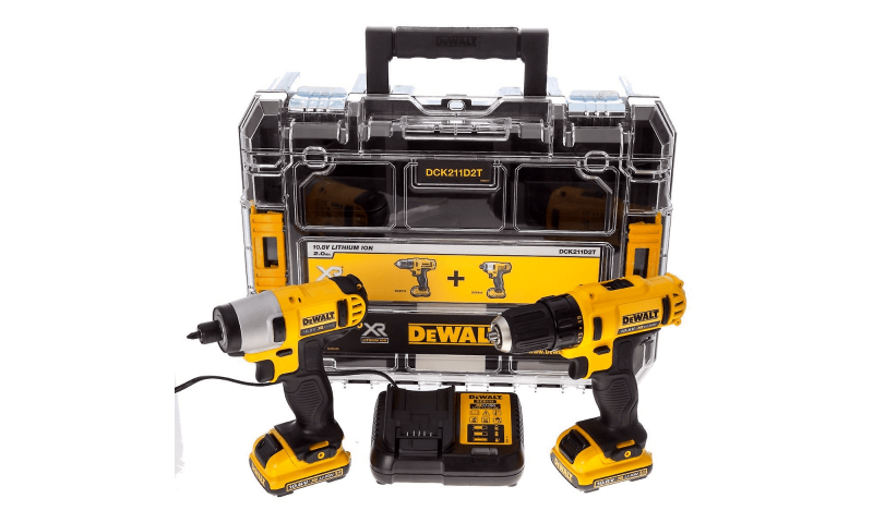 DeWalt DCK211D2T 10.8V XR 2 Piece Drill and Impact Driver Kit