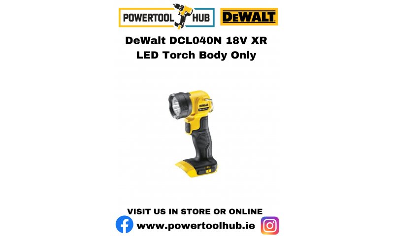 DeWalt DCL040N 18V XR LED Torch Body Only
