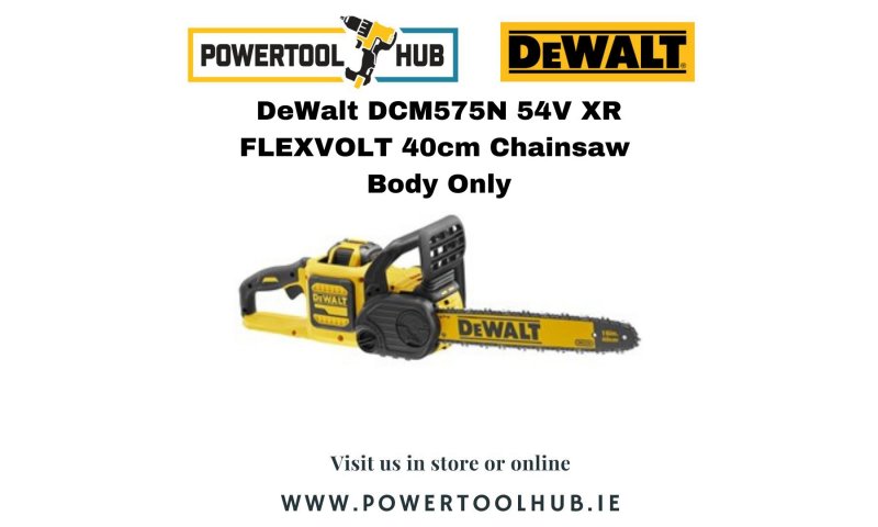 DeWalt DCM575N 54V XR FLEXVOLT 40cm Chainsaw (Body Only)