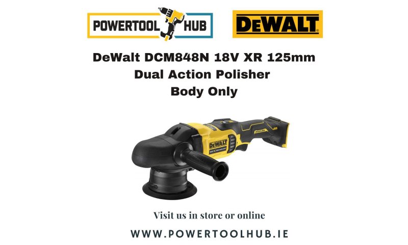DeWalt DCM848N 18V XR 125mm Dual Action Polisher Body Only