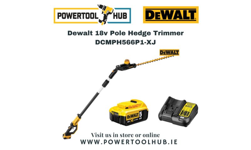 Dewalt 18v Pole Hedge Trimmer (DCMPH566P1-XJ)