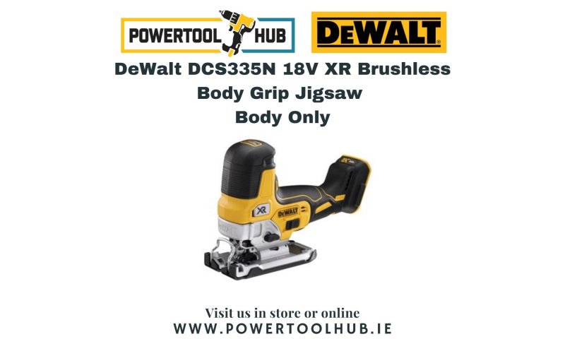 DeWalt DCS335N 18V XR Brushless Body Grip Jigsaw Bare Unit