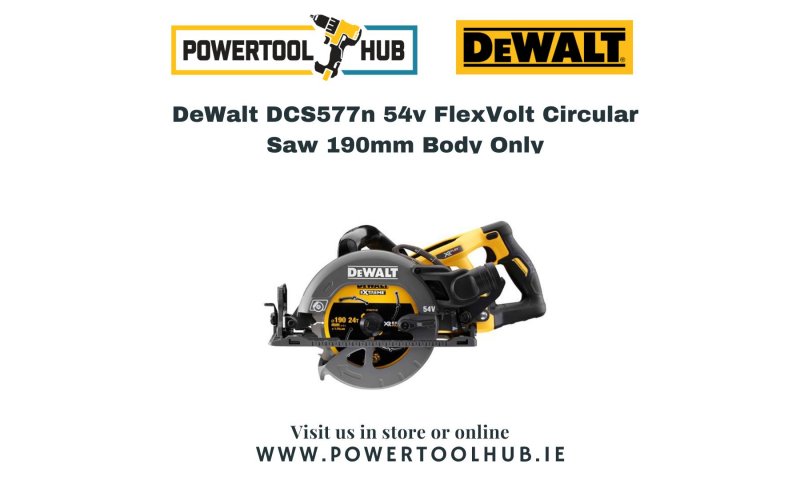 DEWALT DCS577N-XJ 54 Volt XR Flexvolt High Torque Circular Saw Body Only