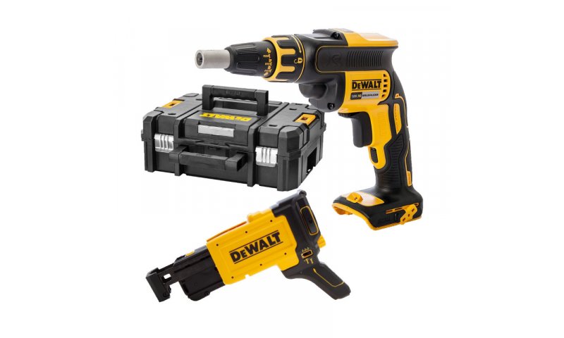 Dewalt DCF620N XR 18v Collated Brushless Drywall Screwdriver Screw gun & DCF6202 Collated Attachment Body Only