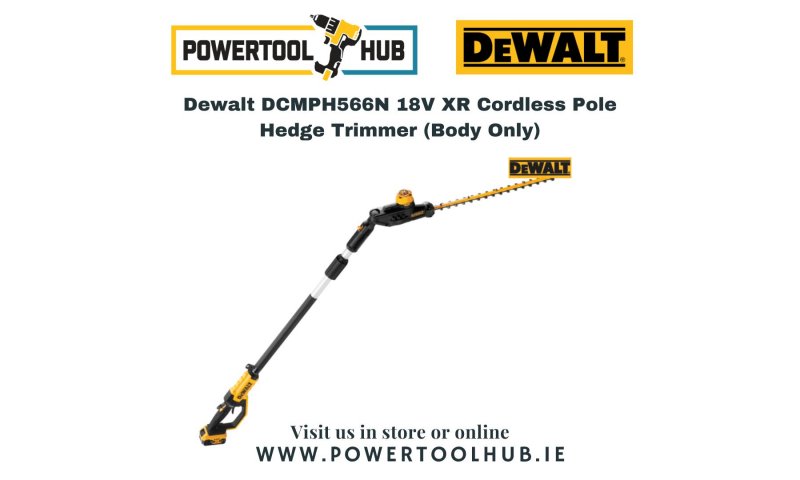Dewalt DCMPH566N 18V XR Cordless Pole Hedge Trimmer (Body Only)