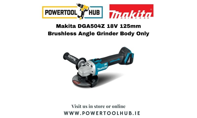 Makita DGA504Z 18V 125mm Brushless Angle Grinder Body Only