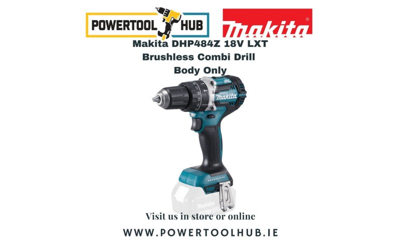 Makita DHP484Z 18V LXT Brushless Combi Drill (Body Only)