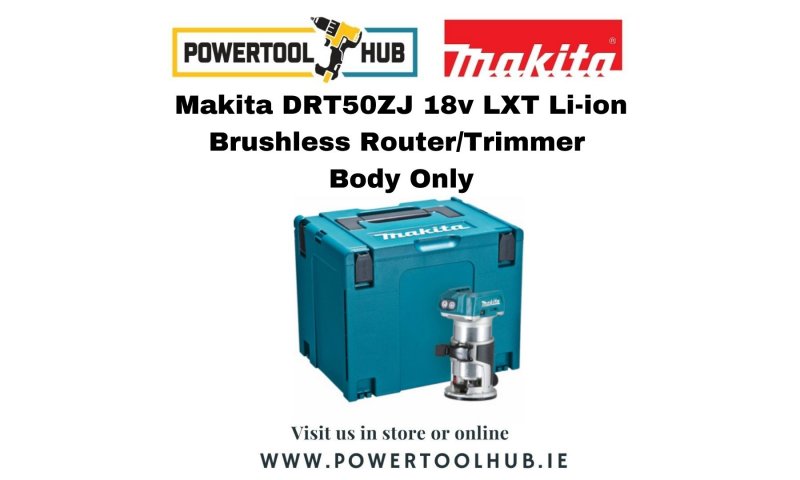 Makita DRT50ZJ 18v LXT Li-ion Brushless Router/Trimmer Bare Unit