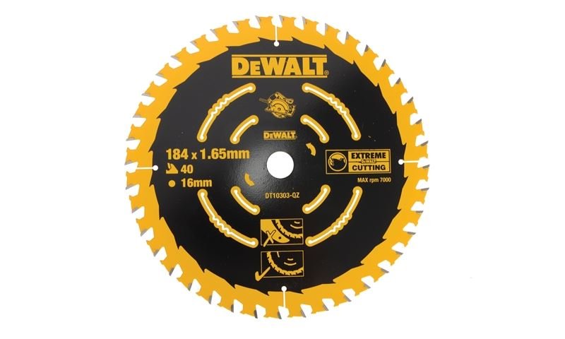 DeWalt DT10303 184mm 40T Extreme Framing Circular Saw Blade