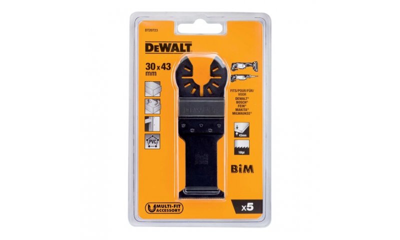 DeWalt DT20723-QZ BiM Multi Blade Wood/Nails 31 mm 5 pcs