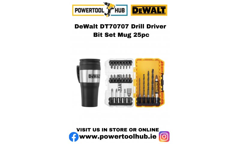 DeWalt DT70707 Drill Driver Bit Set Mug 25pc