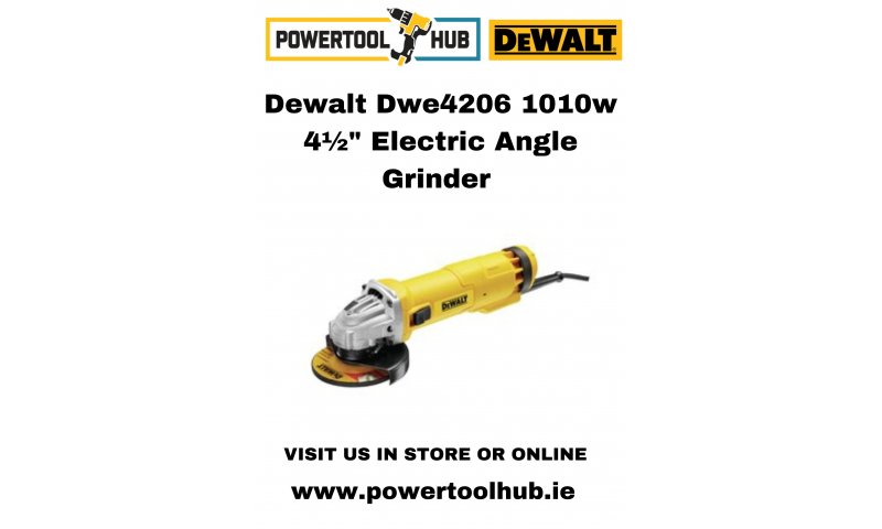 Dewalt Dwe4206 1010w 4½" Electric Angle Grinder 110v