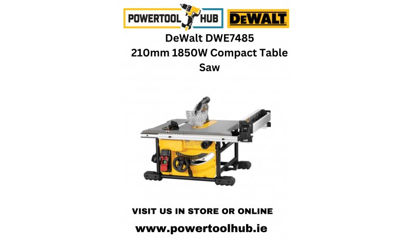 DeWalt DWE7485-L 110V 210mm 1850W Compact Table Saw
