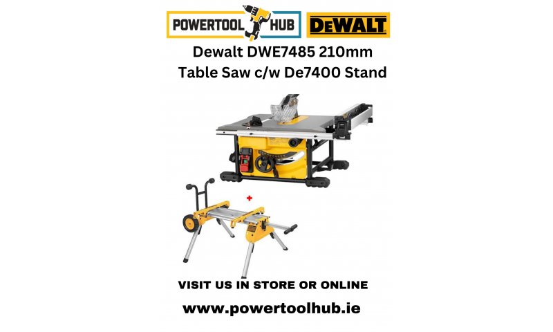 Dewalt DWE7485 110v 210mm Table Saw c/w De7400 Stand