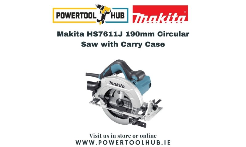 Makita HS7611J 110V 190mm Circular Saw with Carry Case
