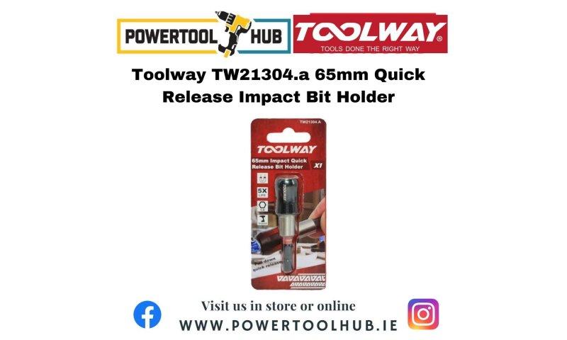 Toolway TW21304.a 65mm Quick Release Impact Bit Holder
