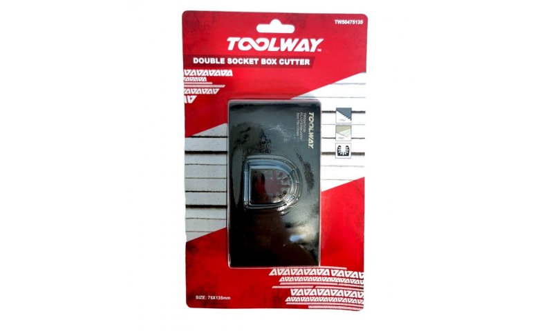 ToolWay Multi-Tool Twin Gang Box Cutter - 75mmx135m TW50475135