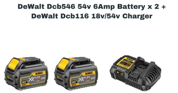 Batería DeWALT DCB546 XR FlexVolt 18V/54V 6,0 Ah