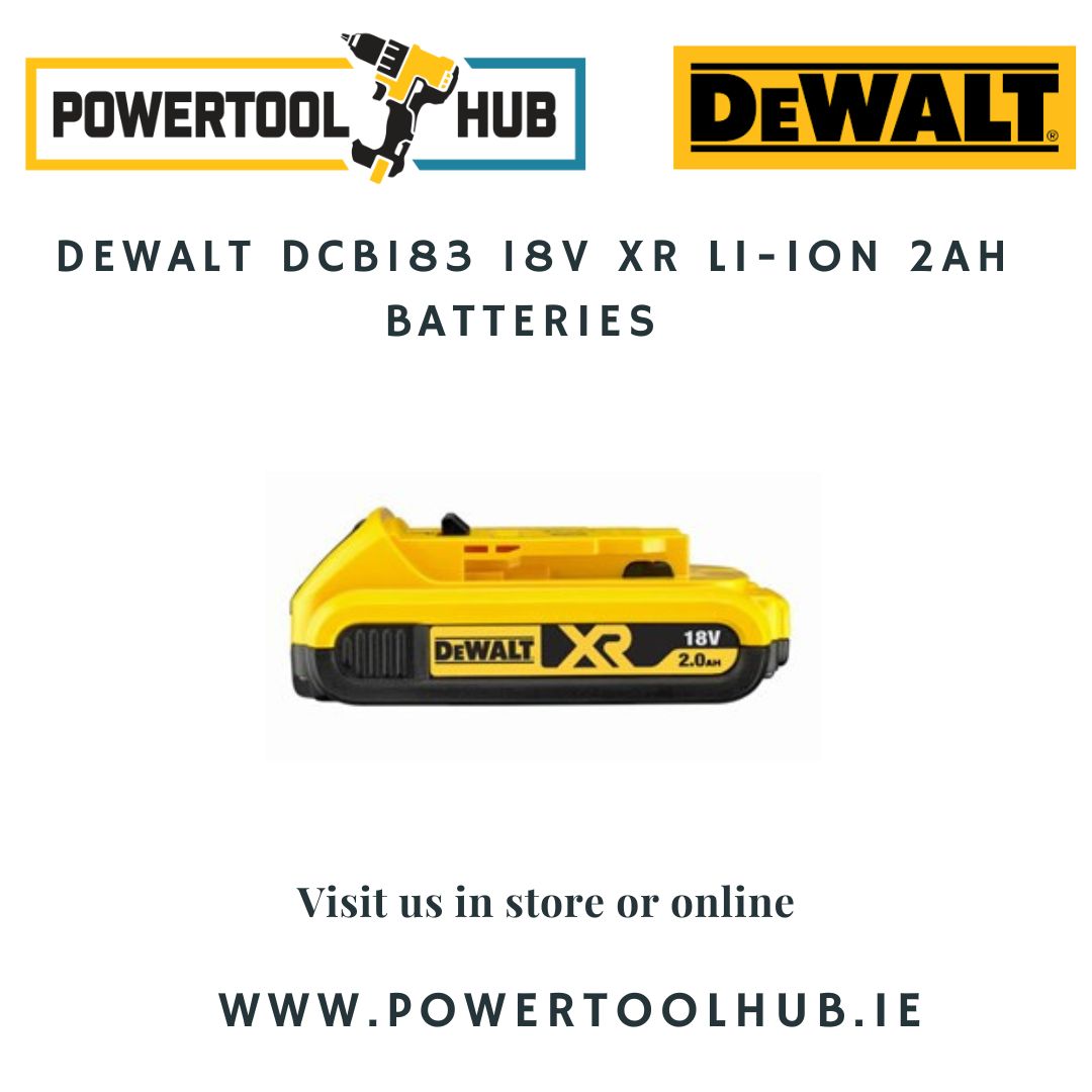 Væsen lov Begrænsning DeWalt DCB183 18V XR Li-Ion 2.0Ah Battery