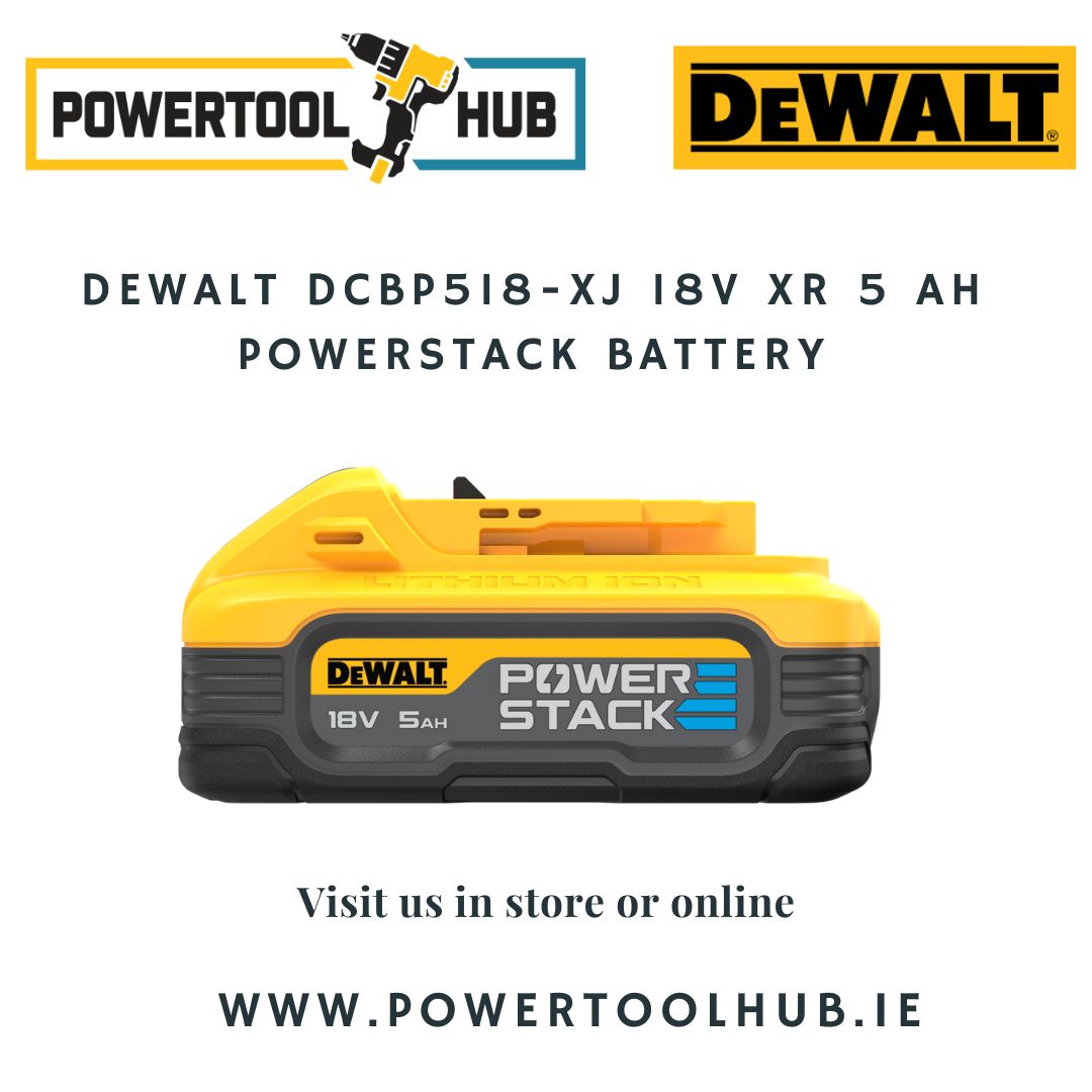 Pack Batterie POWERSTACK 18V XR Li-Ion 5,0 Ah - DEWALT DCBP518-XJ