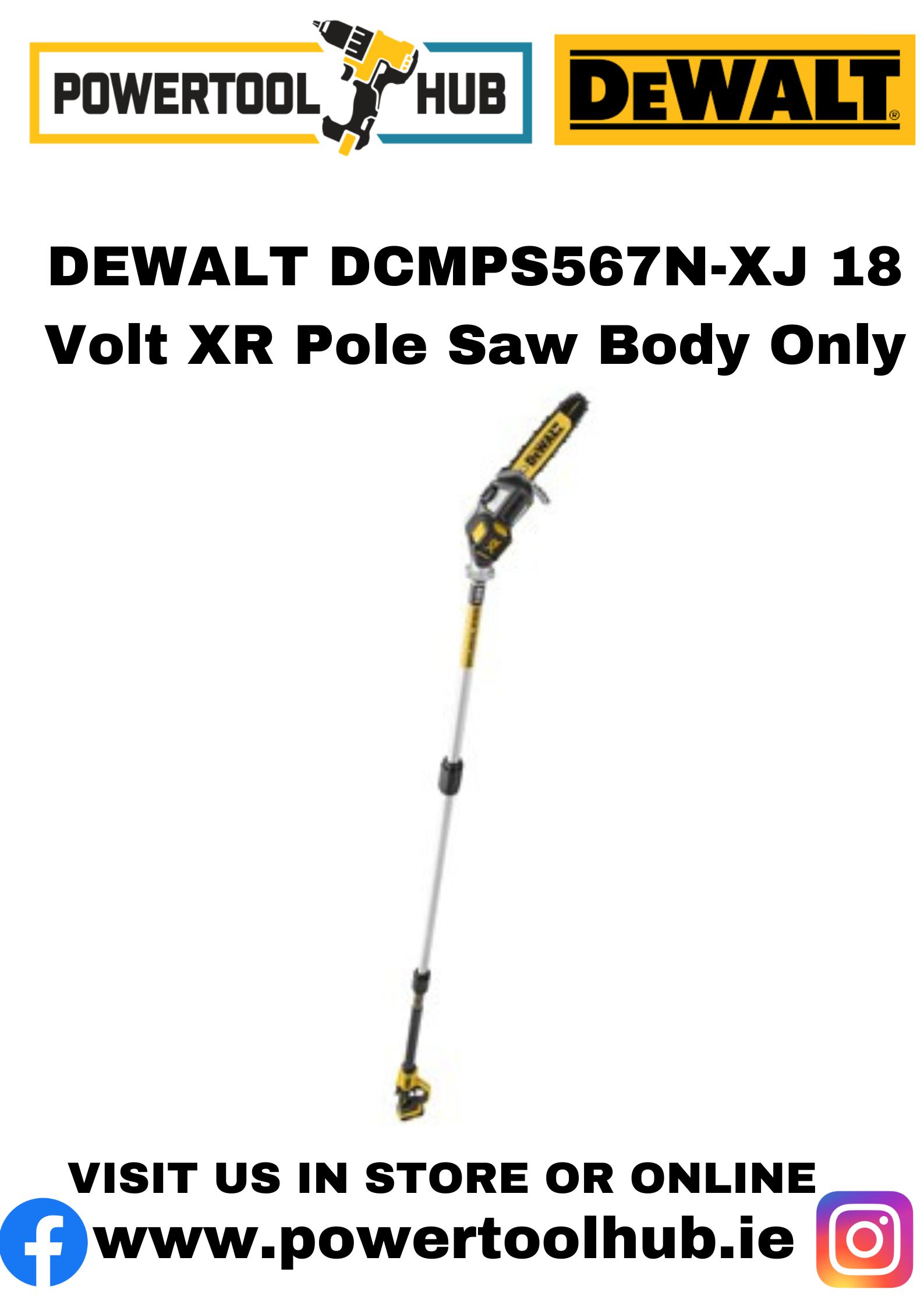 DEWALT DCMPS567N-XJ 18 Volt Pole Body Only